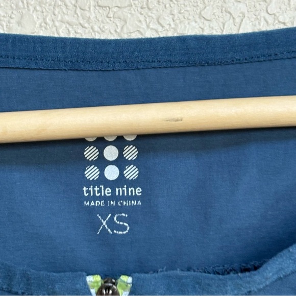 Title Nine Blue Trail Mix Sleeveless Zip Front Athletic Dress XS Outdoor Sports - Picture 3 of 7